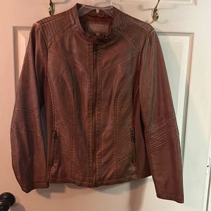 Brownish good leather jacket